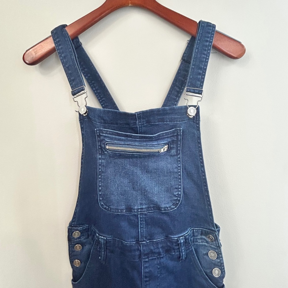 Kan Can Los Angeles Women's Denim‎ Blue Overall Jeans Size Medium - Picture 2 of 9